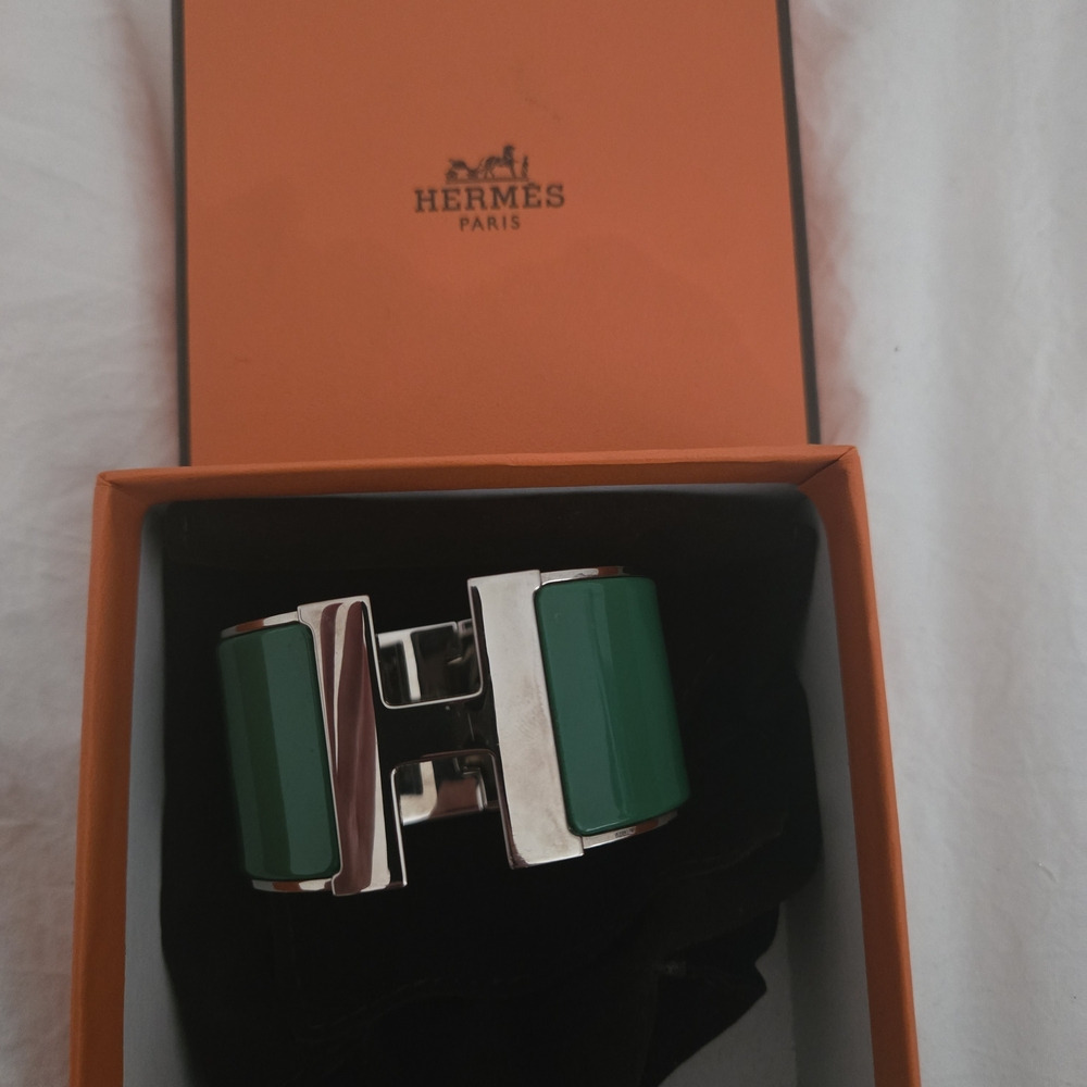 Green and Silver Men's Bracelet